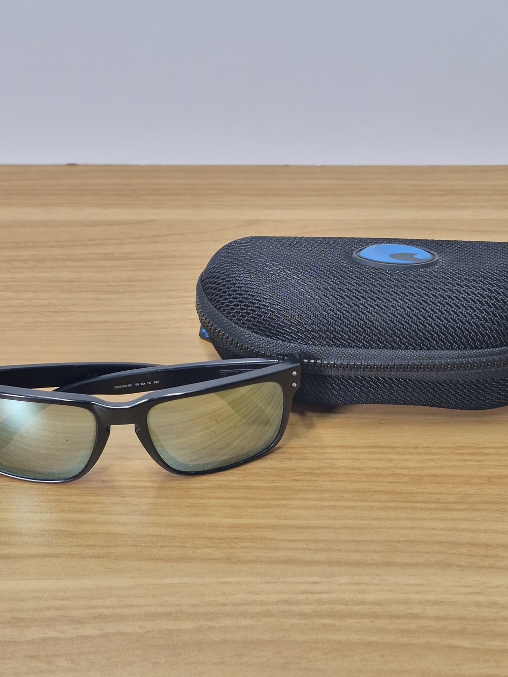 Oakley Holbrook Polarized Sunglasses Matte Black OO9102-50